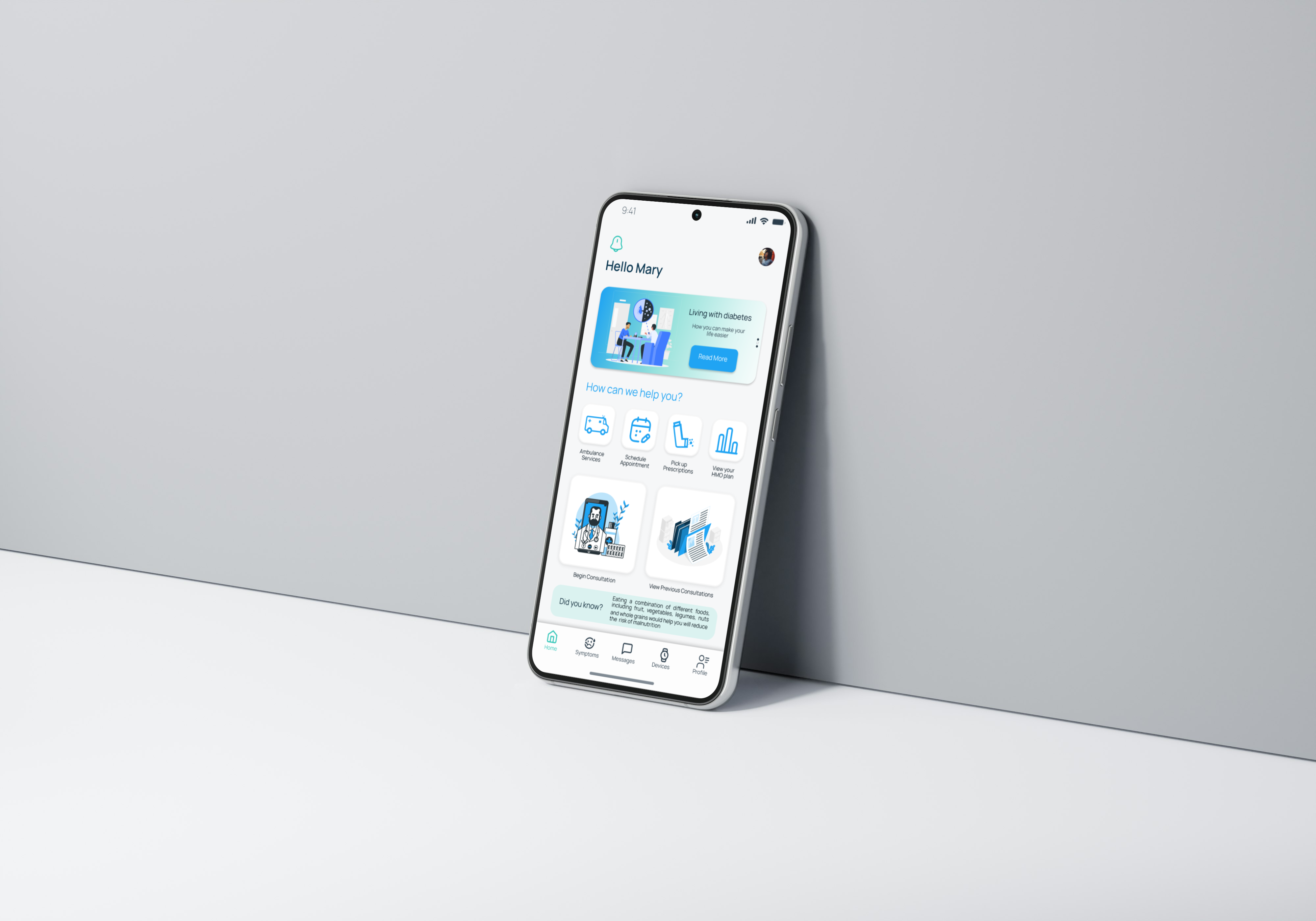 iCare hospital management app cover image
